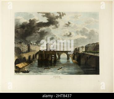 Paris, le Pont-au-change, N.D. Banque D'Images