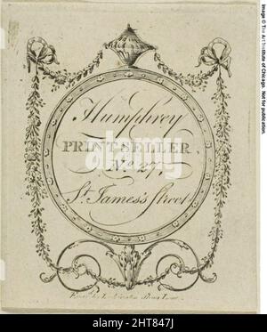 Humphrey, Printseller, no 27, rue St. James's, N.D. Banque D'Images