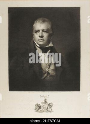 Sir Walter Scott Bart, 1826. Banque D'Images