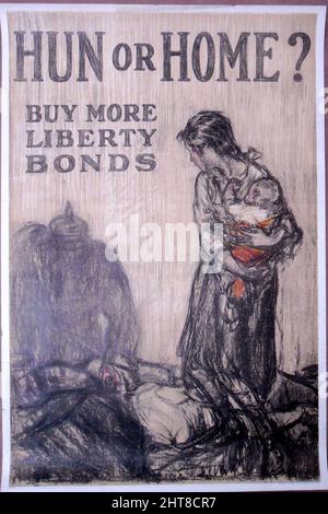 Hun ou Home?, 1918. Banque D'Images