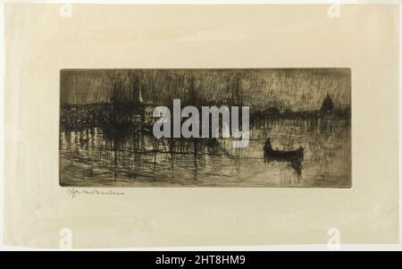 Nuit de pluie, 1880/ 1882. Banque D'Images