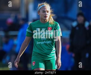 Sutton Coldfield, Royaume-Uni. 27th févr. 2022. Sutton Coldfield, Angleterre, 27th Charlie Estcourt (4 Coventry United) dans le match de la coupe FA entre West Bromwich Albion et Coventry United au Central Ground. Gareth Evans/SPP crédit: SPP Sport presse photo. /Alamy Live News Banque D'Images