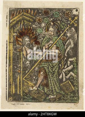 Christ dans Limbo, 1460-65. Banque D'Images