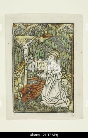 Pénitence de Saint-Jérôme, c. 1480. Banque D'Images