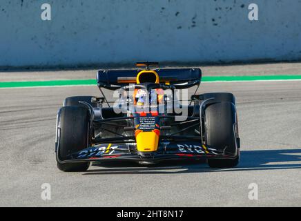 Circuit de Barcelona-Catalunya, Montmelo, Espagne, 23,2.2022, Motorsport: Formula 1 saison 2022, essais pré-saison - Sergio 'Checo' Perez (MEX), Red Bull Racing RB16B Banque D'Images