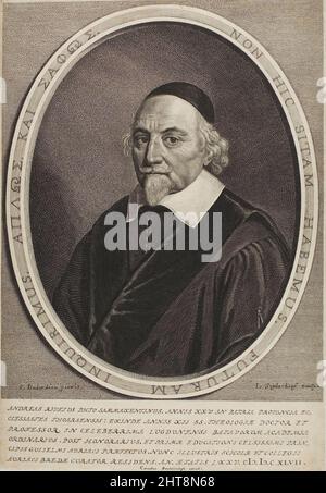 Portrait d'Andr&#xe9 ; Rivet, 1647. Banque D'Images