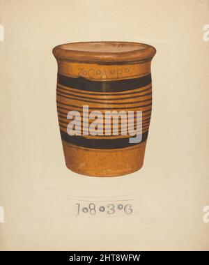 Zoar Flower Pot, c. 1937. Banque D'Images