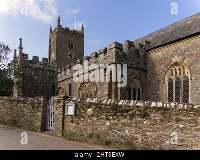 Église Saint-George, Dittisham, South Devon. ROYAUME-UNI Banque D'Images