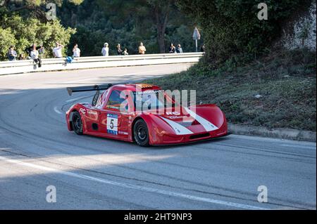 Demon car cm R2 dans le Rally Hill Climb à Sant Feliu Codines Banque D'Images