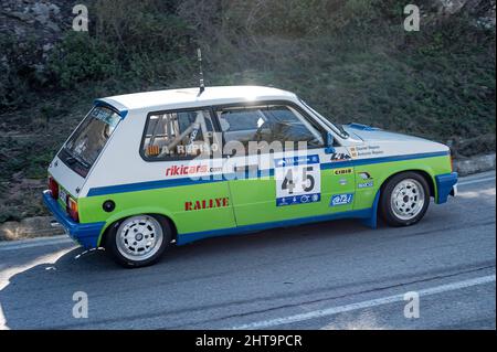 Talbot Samba Rallye dans le Rallye colline grimpez à Sant Feliu Codines Banque D'Images