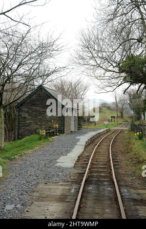 Gare de Brynglas. Banque D'Images