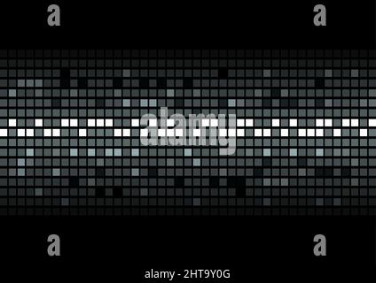Arrière-plan vectoriel sombre abstrait pixel Illustration de Vecteur