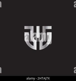 Lettres initiales GG logo design inspiration modèle vectoriel Illustration de Vecteur