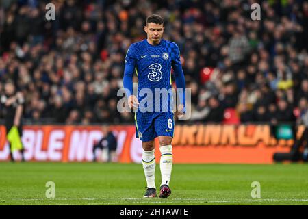 Thiago Silva #6 de Chelsea pendant le match dans, le 2/27/2022. (Photo de Craig Thomas/News Images/Sipa USA) crédit: SIPA USA/Alay Live News Banque D'Images