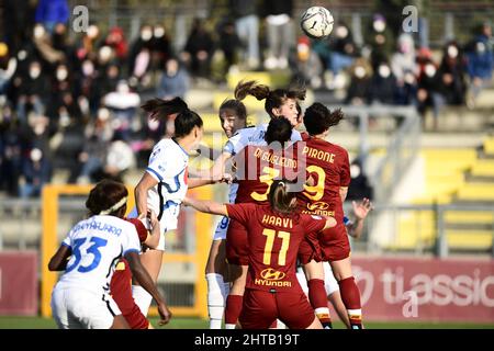 ELISA Polli d'Inter lors de la série A Women Match entre AS Roma et FC Internazionale au Stadio Tre Fontane le 27 février 2022 à Rome, Italie. Banque D'Images