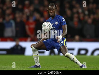 Londres, Angleterre, le 27th février 2022. Trevoh Chalobah de Chelsea pendant le match de la Carabao Cup au stade Wembley, Londres. Crédit photo à lire: Paul Terry / Sportimage crédit: Sportimage / Alay Live News Banque D'Images