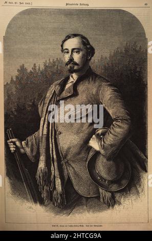 Ernest II (1818-1893), duc de Saxe-Coburg et Gotha, 1861. Collection privée. Banque D'Images