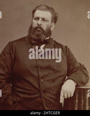 Portrait du compositeur Prince Juri Nikolayevitch Golitsyn (1823-1872). Collection privée. Banque D'Images
