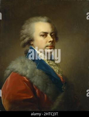 Portrait du prince Nikolai Borisovich Yusupov (1750-1831), deuxième moitié du CEN de 18th. Trouvé dans la Collection de l'Ermitage de l'État, Saint-Pétersbourg. Banque D'Images