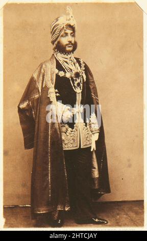 Portrait de Maharaja Duleep Singh (1838-1893), c. 1861. Collection privée. Banque D'Images