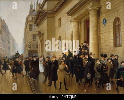 La sortie du lycée Condorcet, c. 1903. Trouvé dans la Collection du Musée Carnavalet, Paris. Banque D'Images