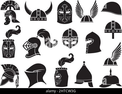 Illustration vectorielle pour casques militaires Illustration de Vecteur