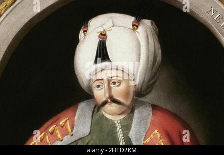 SELIM I (1470-1520) Sultan de l'Empire ottoman Banque D'Images