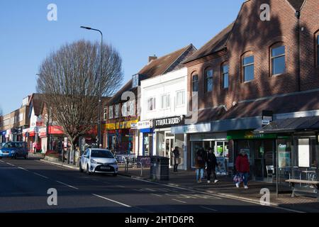 Vues sur Broadway à Didcot, Oxfordshire, au Royaume-Uni Banque D'Images