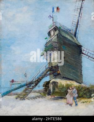 Vincent van Gogh, le Moulin de la Galette, peinture, huile sur toile, 1886-1887 Banque D'Images