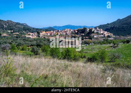 Alfara de Carles, Baix Ebre, Tarragone, Catalogne, Espagne. Banque D'Images