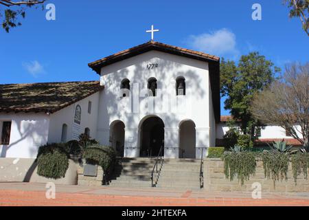 Eglise, Mission San Luis Obispo de Tolosa, San Luis Obispo, Californie Banque D'Images