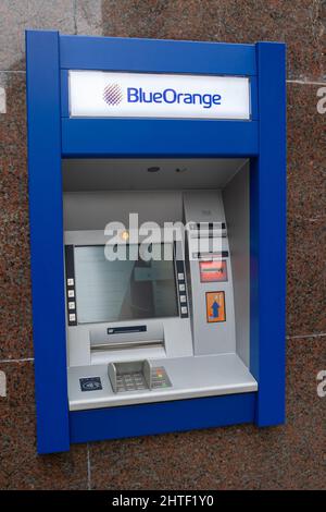 Distributeur de billets, Riga, Lettonie, Europe de l'est Banque D'Images