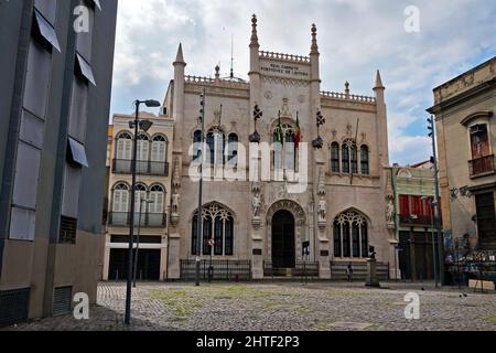 Salle de lecture royale portugaise, Rio Banque D'Images