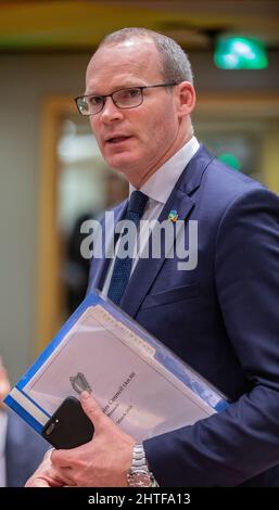 simon coveney Banque D'Images