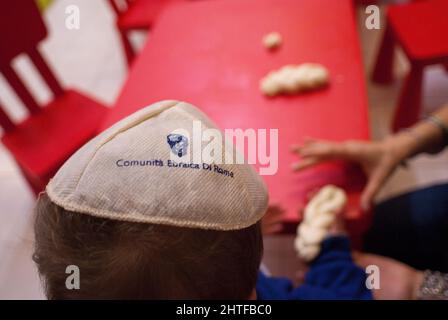 Rome, Italie 27/11/2008: Activités amusantes pour les enfants d'âge préscolaire, Centre Pitigliani. ©Andrea Sabbadini Banque D'Images