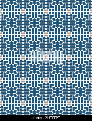 Répétition sans couture avec lignes rouges et éléments gris Banque D'Images