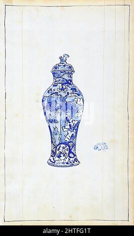 James Abbott McNeill Whistler - Bleu blanc couvert Urn Banque D'Images