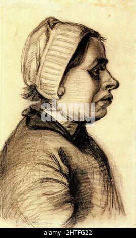 Vincent Van Gogh - Femme chef 1884 Banque D'Images