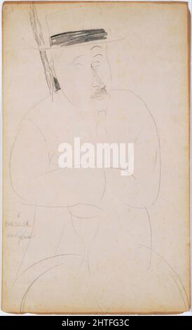 Amedeo Modigliani - Portrait d'Adolphe Basler Banque D'Images