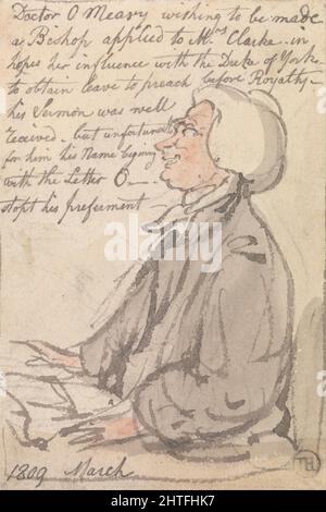 Thomas Rowlandson - Dr O'Meara prêchant Banque D'Images