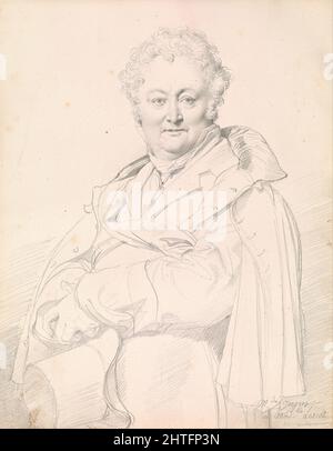 Jean-Auguste-Dominique Ingres - Portrait de Guillaume Guillon-Lethià¨re Banque D'Images