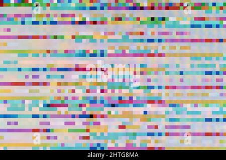 Arrière-plan abstrait d'un motif de pixels d'une défaillance numérique. Banque D'Images