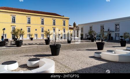 Quartier d'art de Cidadela, Praça de Armas, Palacio da Cidadela Banque D'Images