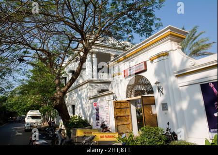 Pondichéry, Inde - février 2017 : le bâtiment Alliance française Banque D'Images