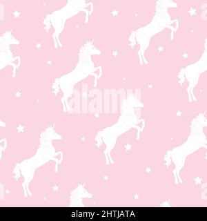 Motif vectoriel sans coutures pour silhouette de cheval. Arrière-plan créatif pour les textiles, les tirages et les produits en papier. Illustration de Vecteur