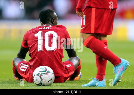 SADIO MANE, MOHAMED SALAH, CHELSEA V LIVERPOOL, 2022 Banque D'Images