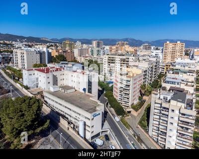 Clinique Juaneda, complexe de santé privé, Palma Mallorca, Iles Baléares, Espagne Banque D'Images