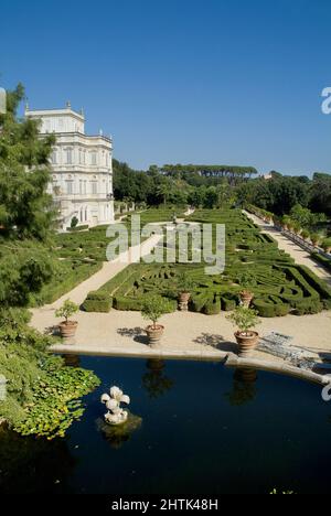 Villa Doria-Pamphili, colline du Janicule, Rome, Latium, Italie Banque D'Images