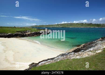 Gurteen Bay, Roundstone, région du Connemara, Comté de Galway, Irlande Banque D'Images