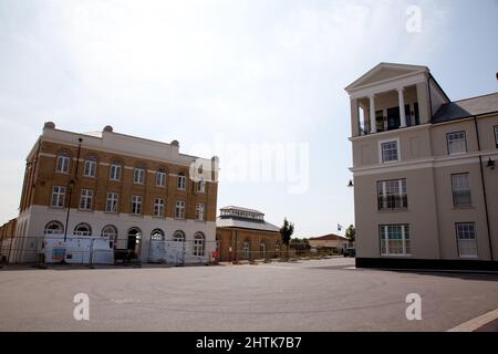 Le développement de Prince Charles Poundbury est situé à la limite de Dorchester à Dorset Banque D'Images